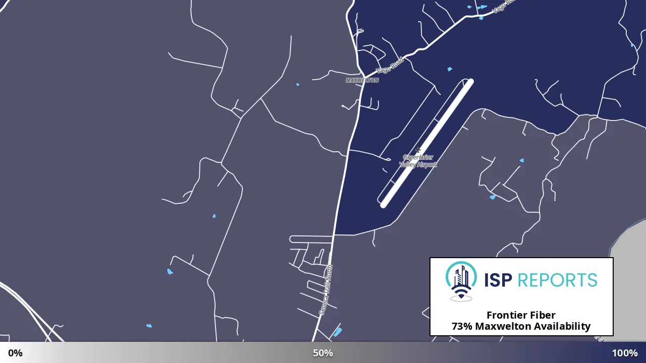 Maxwelton, WV map of internet availability