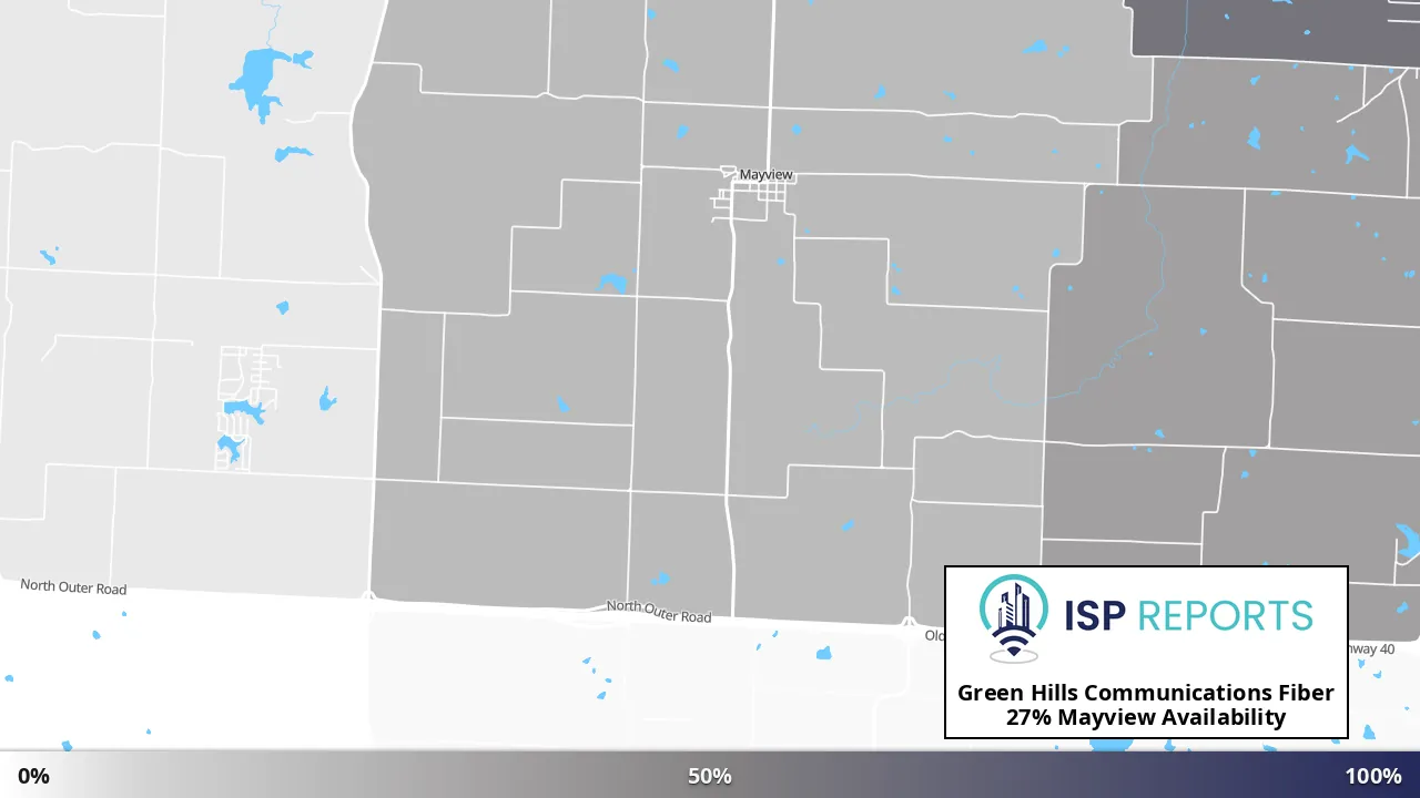 Mayview, MO map of internet availability