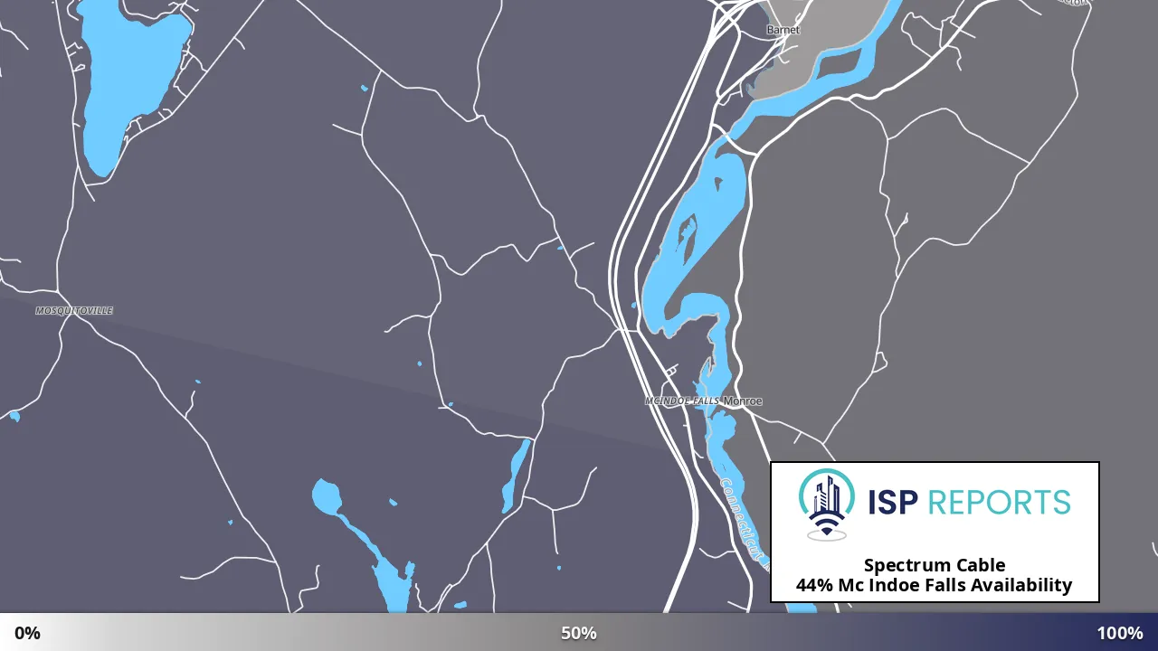 Mc Indoe Falls, VT map of internet availability