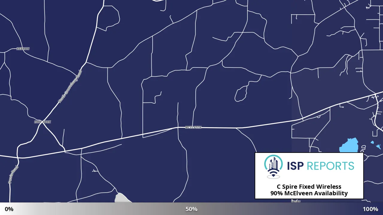 McElveen, MS map of internet availability