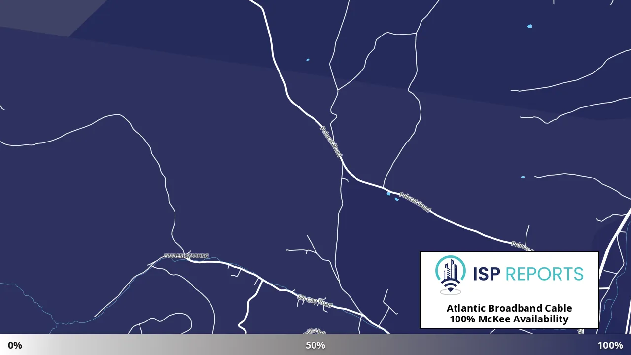 McKee, PA map of internet availability