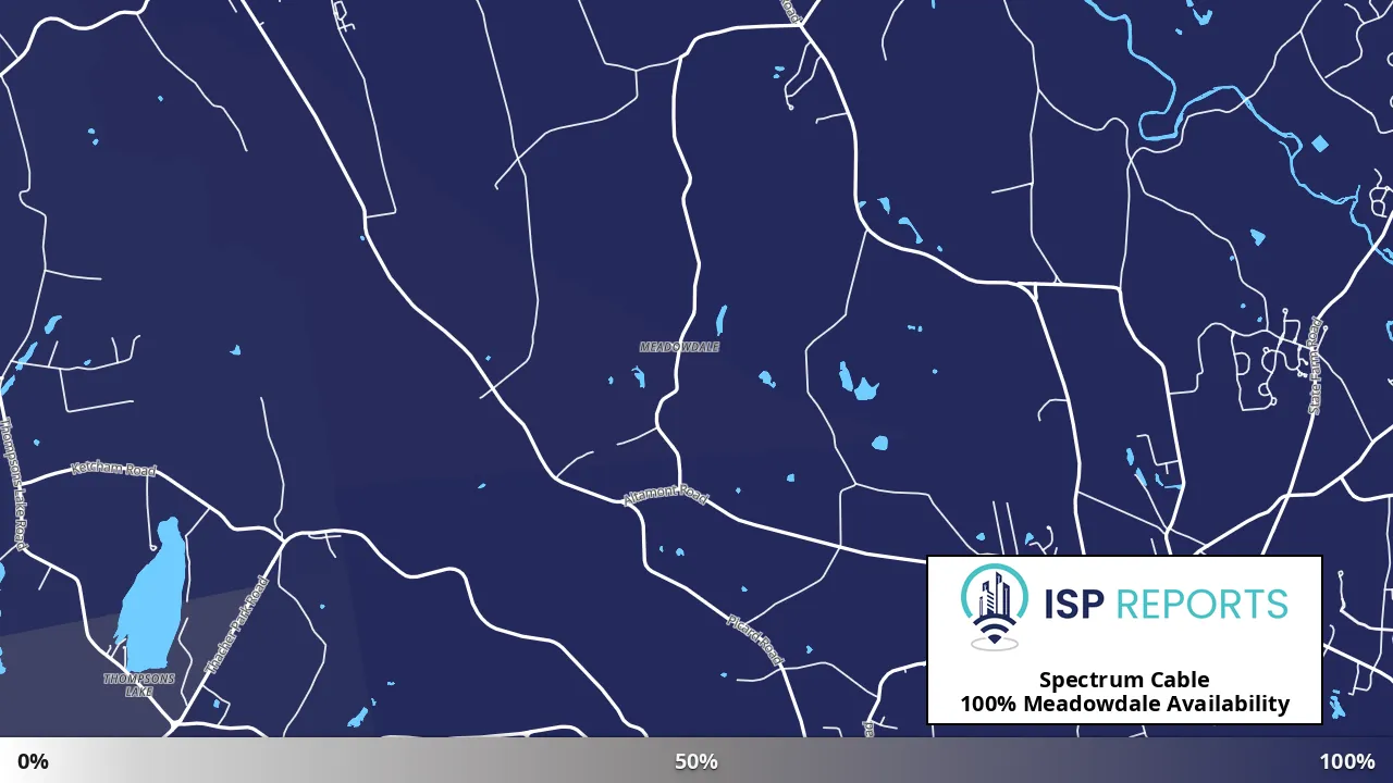Meadowdale, NY map of internet availability