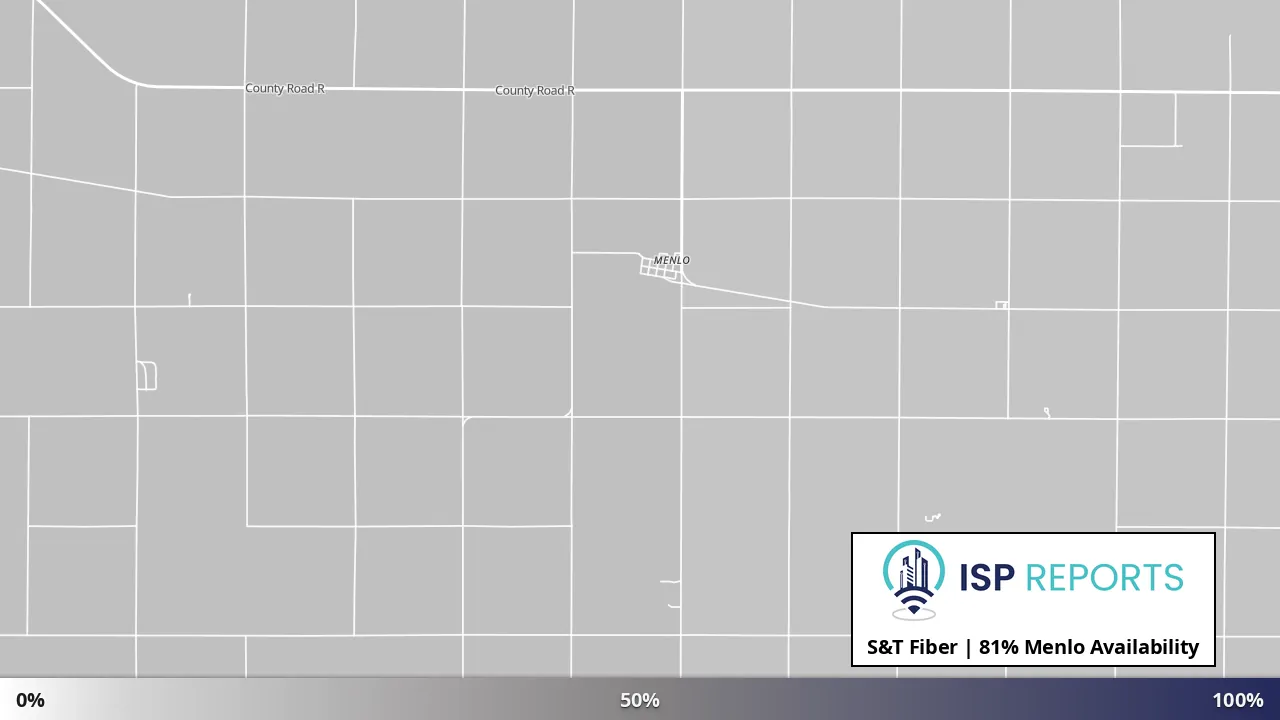 Menlo, KS map of internet availability