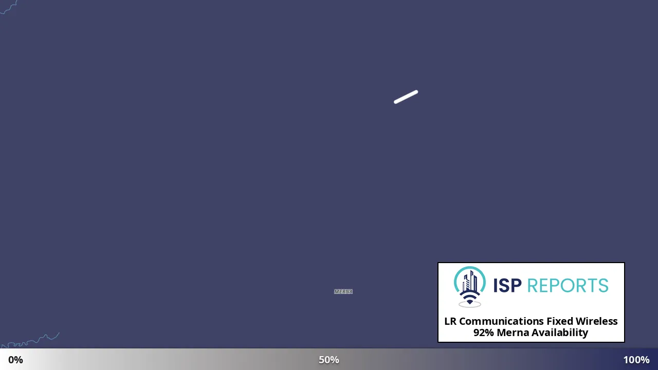Merna, WY map of internet availability