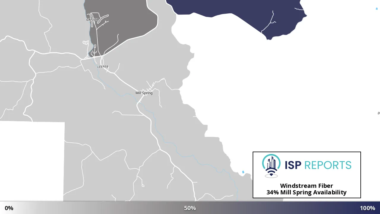 Mill Spring, MO map of internet availability