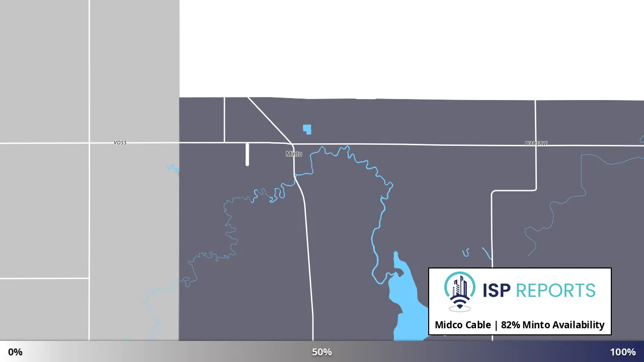 Minto, ND map of internet availability