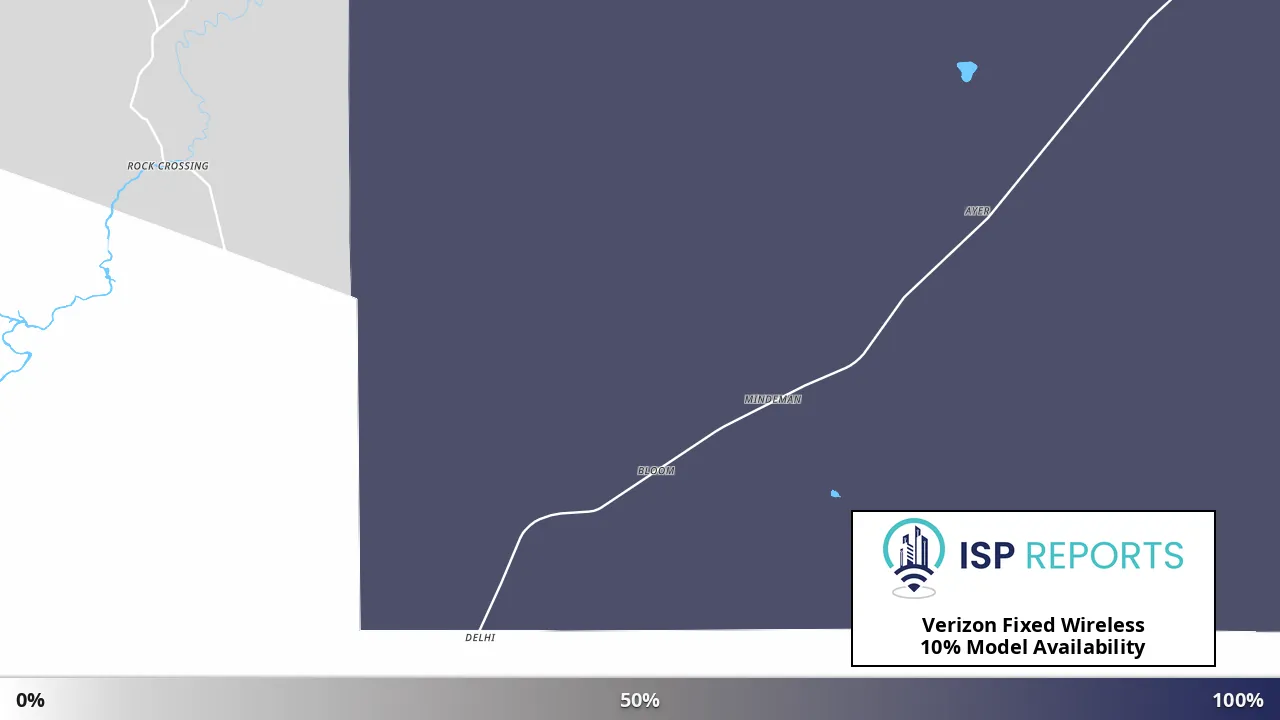 Model, CO map of internet availability