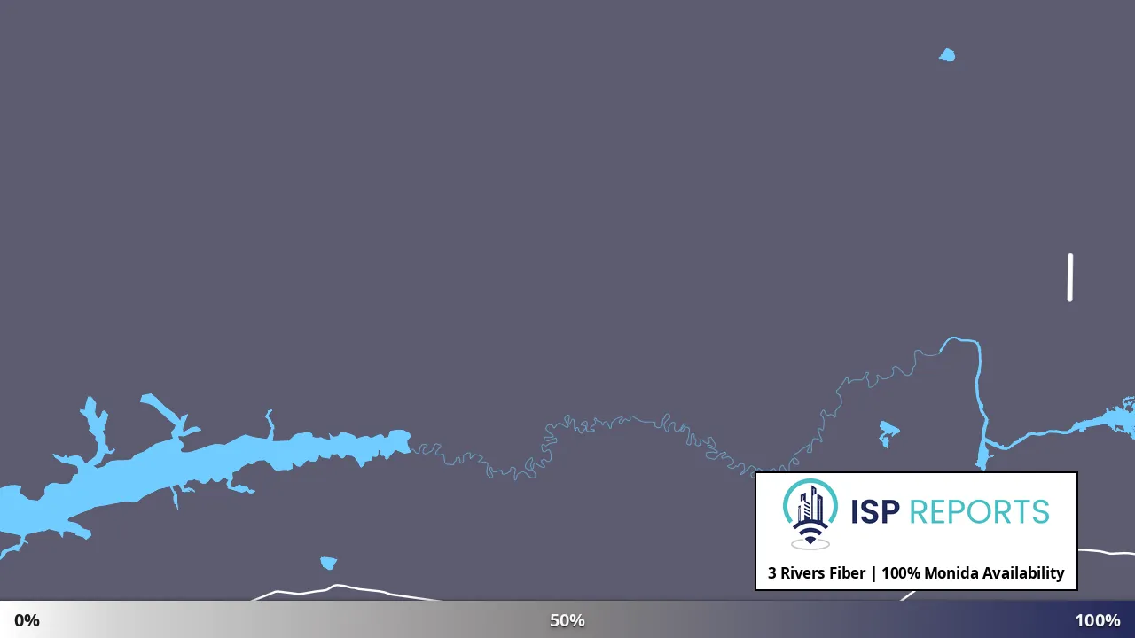 Monida, MT map of internet availability