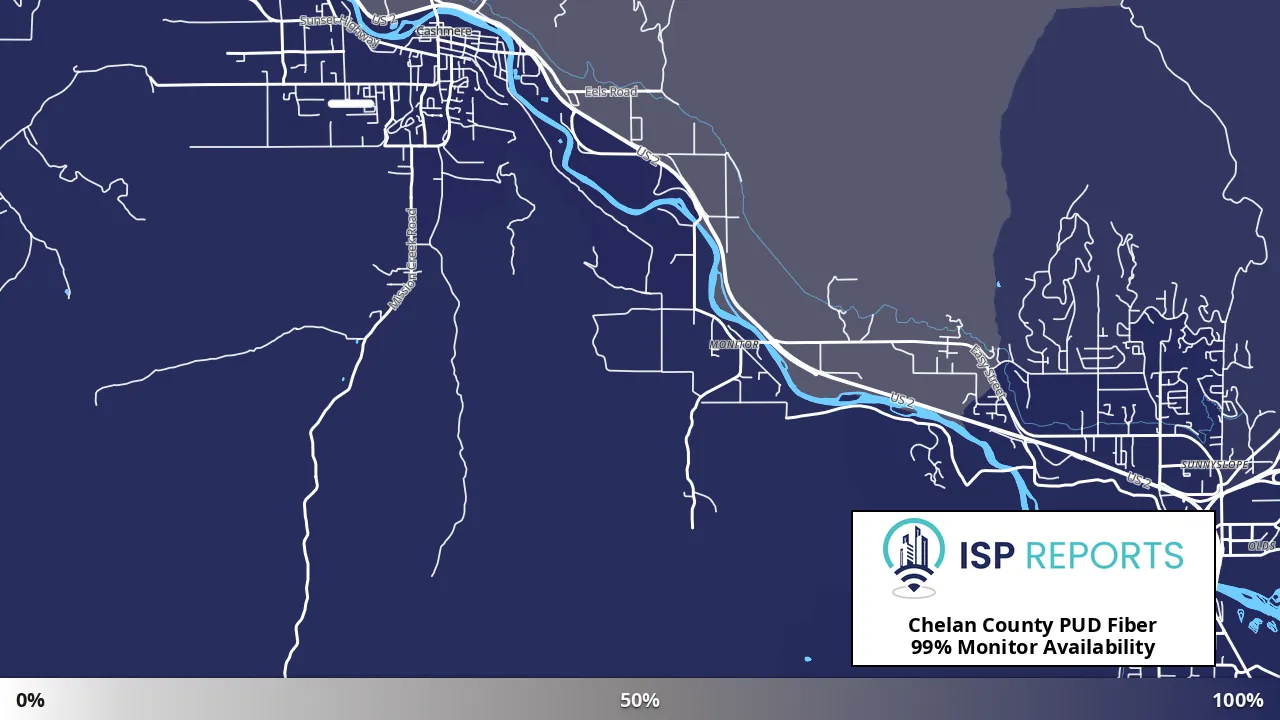 Monitor, WA map of internet availability