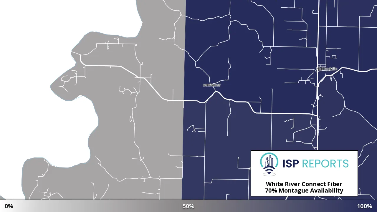 Montague, MO map of internet availability