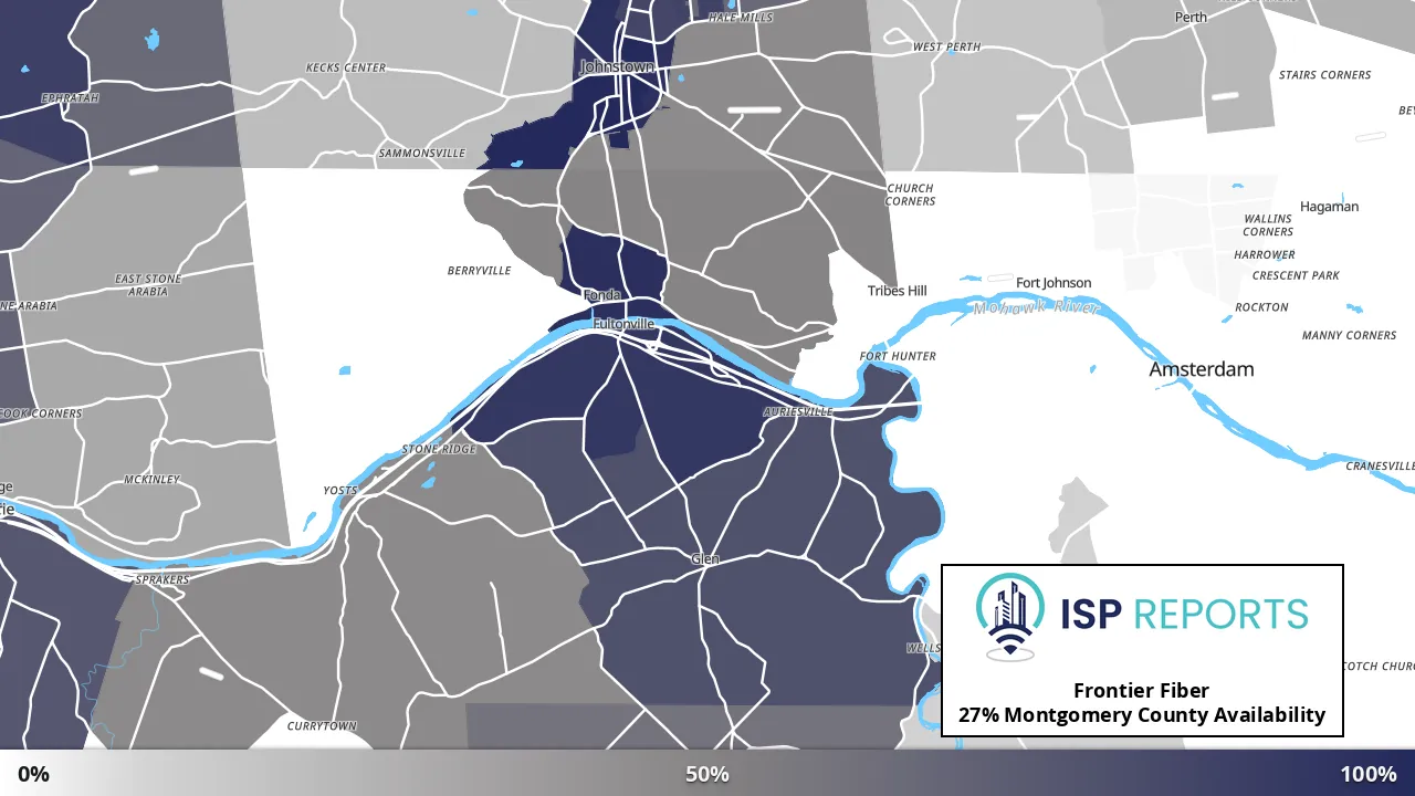 Montgomery County, NY map of internet availability