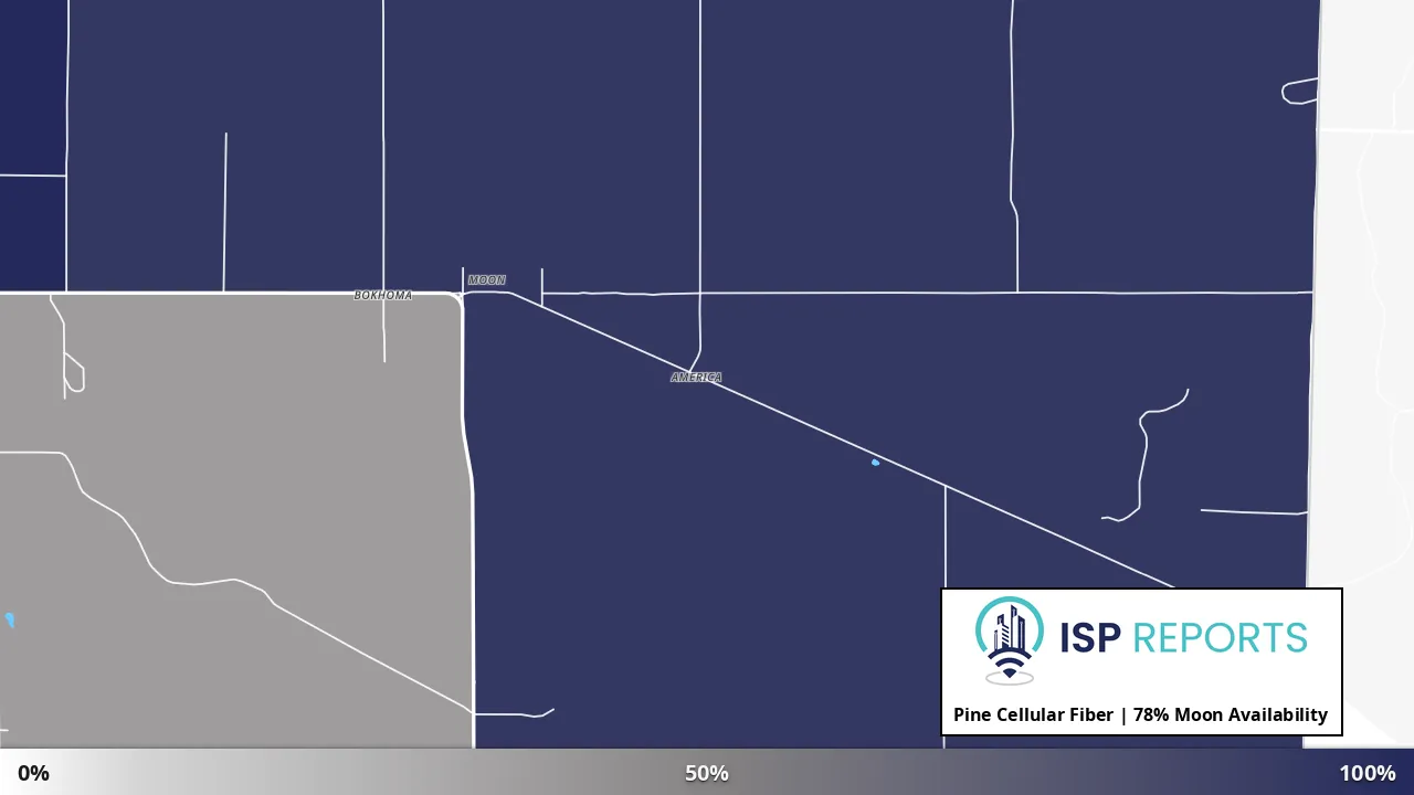 Moon, OK map of internet availability