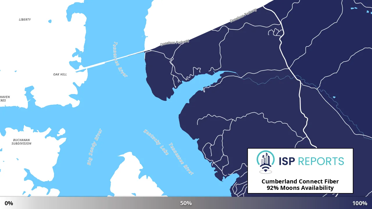 Moons, TN map of internet availability