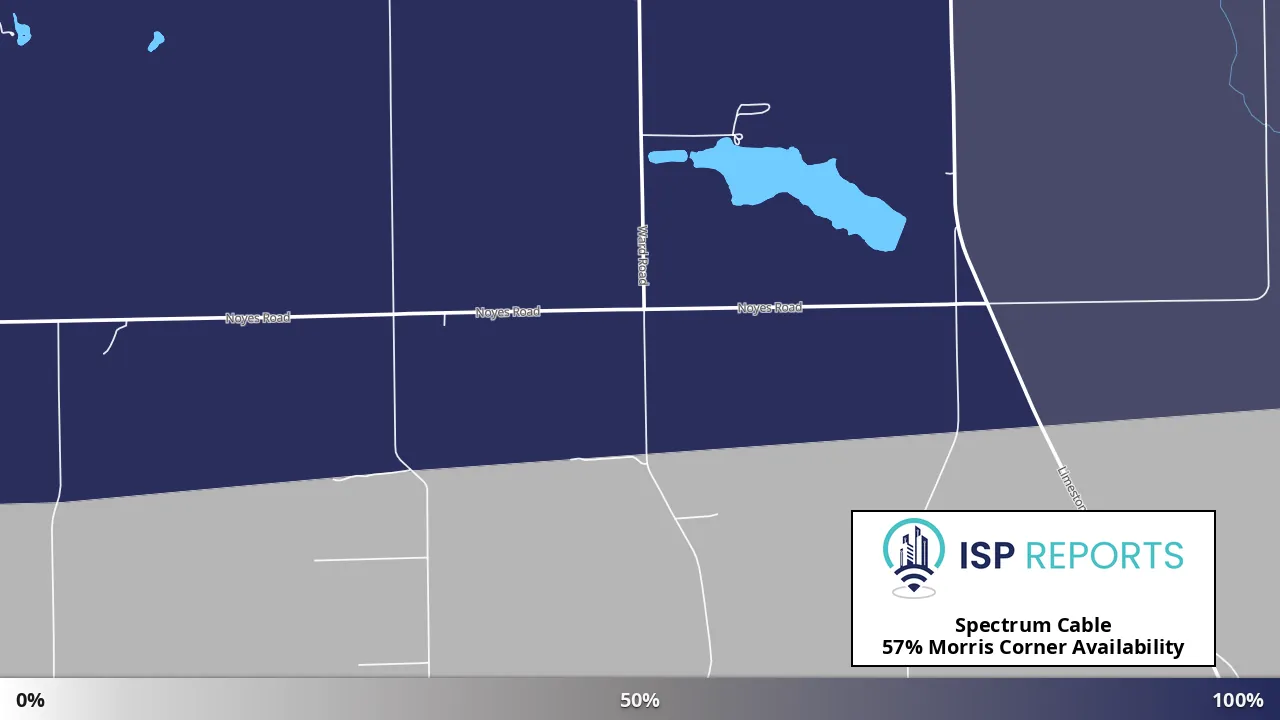 Morris Corner, ME map of internet availability