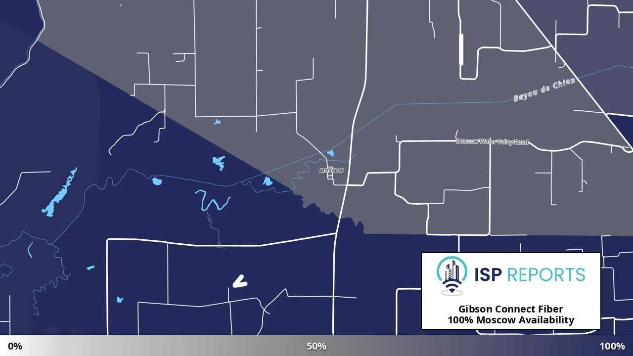 Moscow, KY map of internet availability