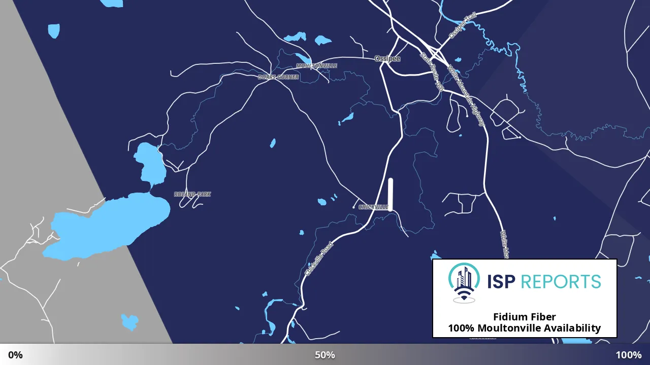 Moultonville, NH map of internet availability