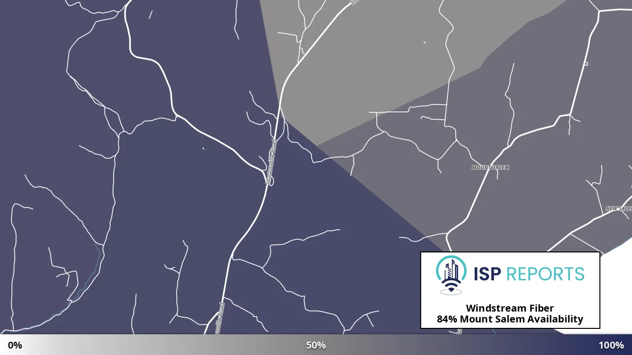 Mount Salem, KY map of internet availability