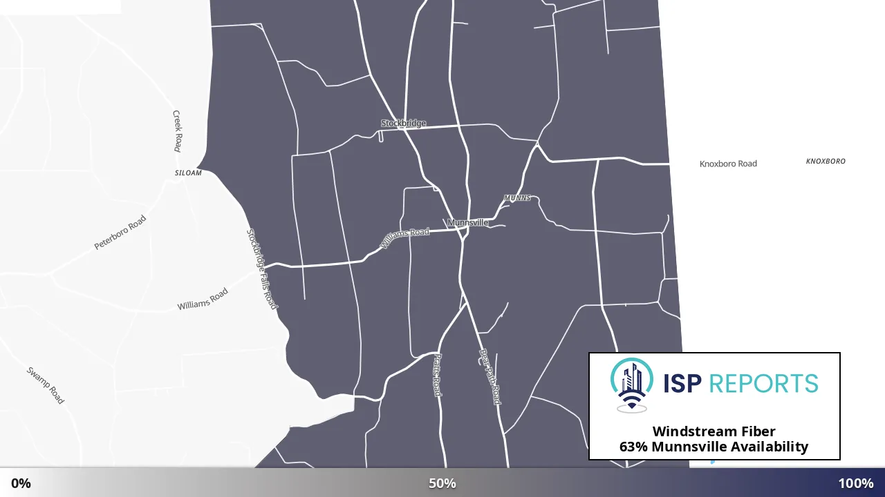 Munnsville, NY map of internet availability