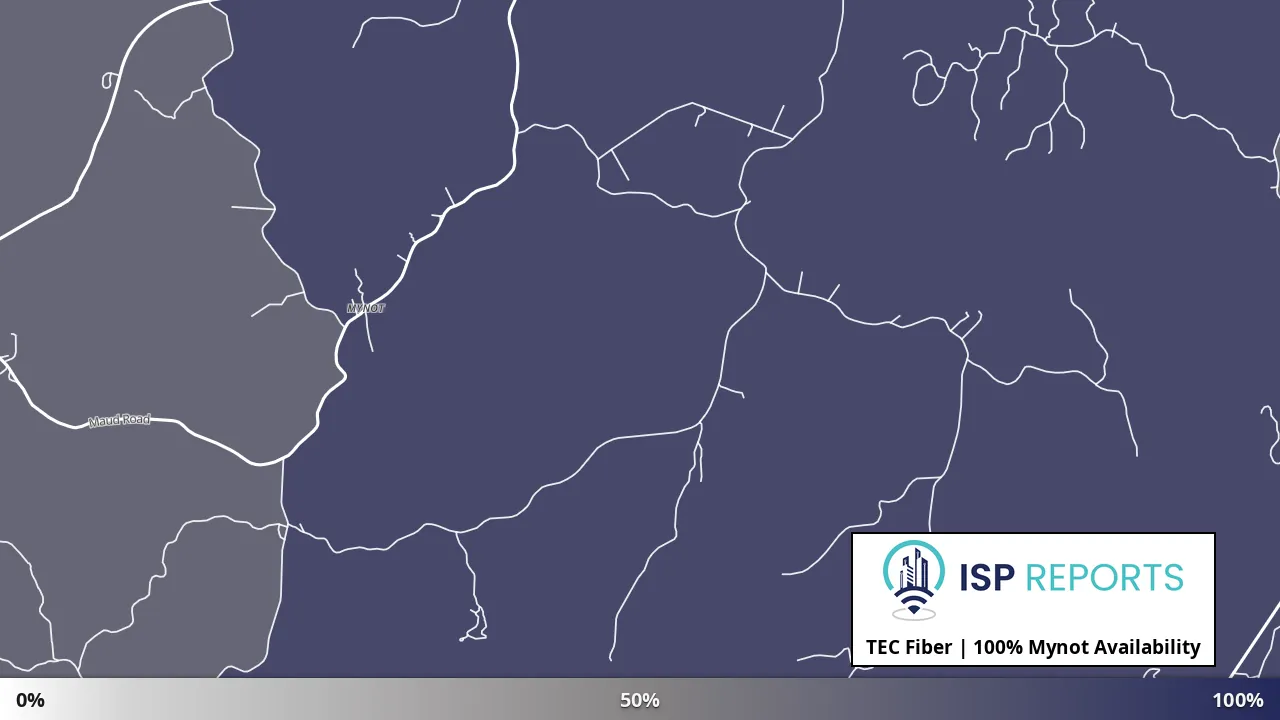 Mynot, AL map of internet availability