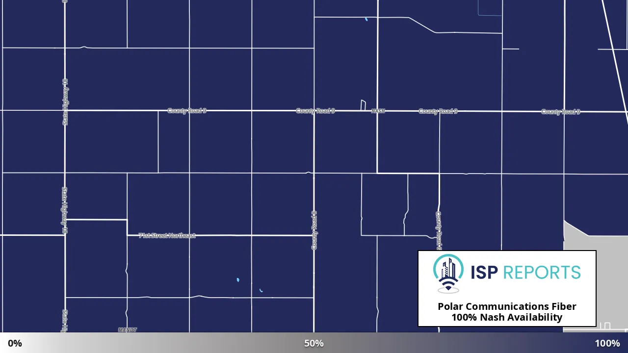 Nash, ND map of internet availability