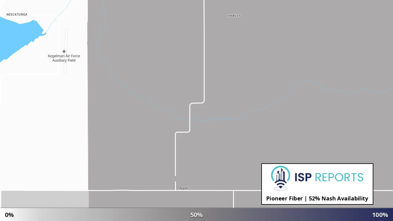 Nash, OK map of internet availability