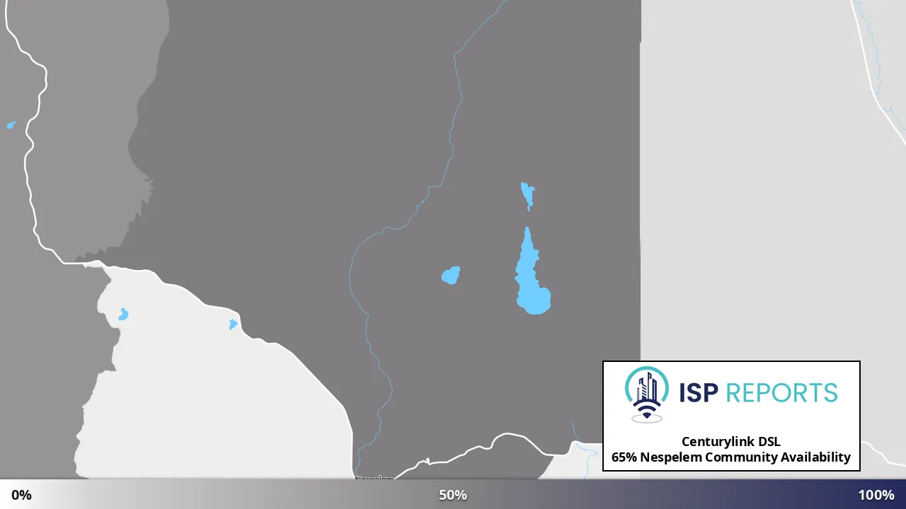 Nespelem Community, WA map of internet availability