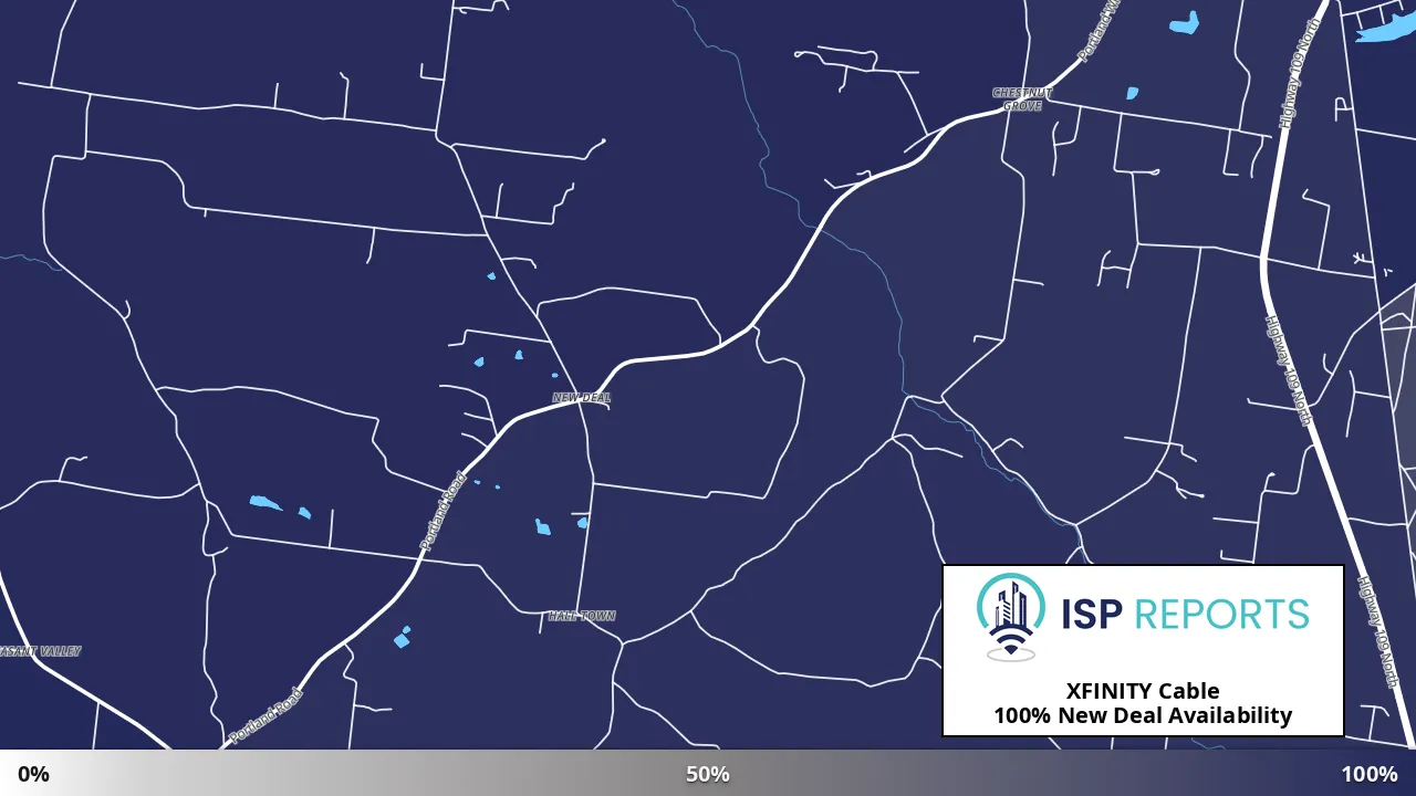 New Deal, TN map of internet availability