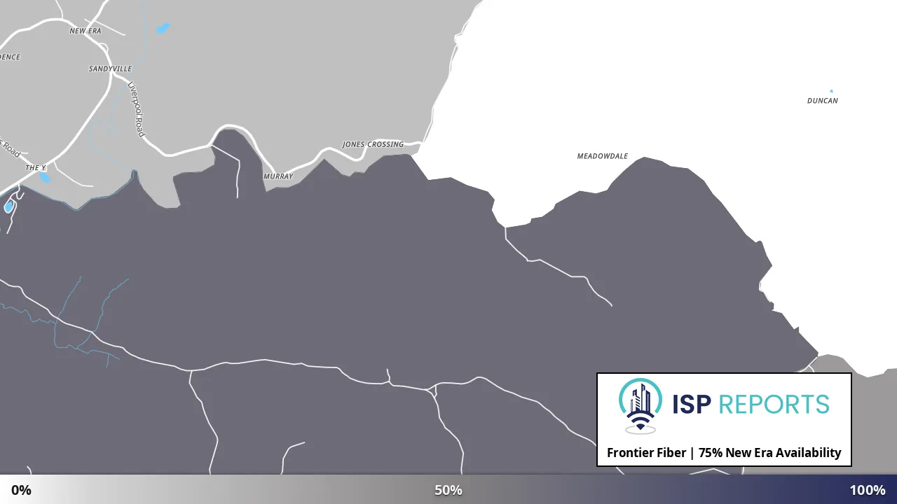 New Era, WV map of internet availability
