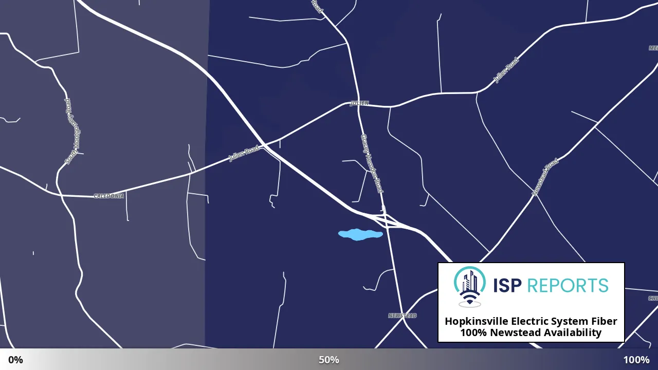 Newstead, KY map of internet availability