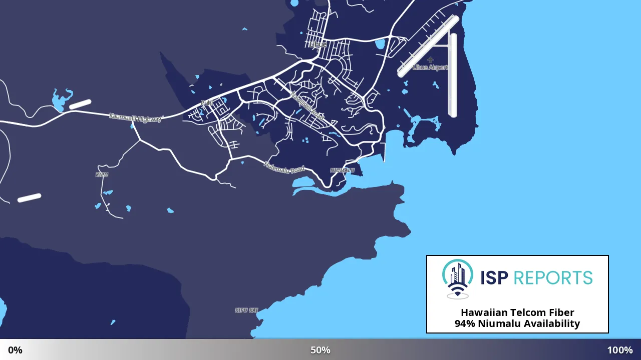 Niumalu, HI map of internet availability