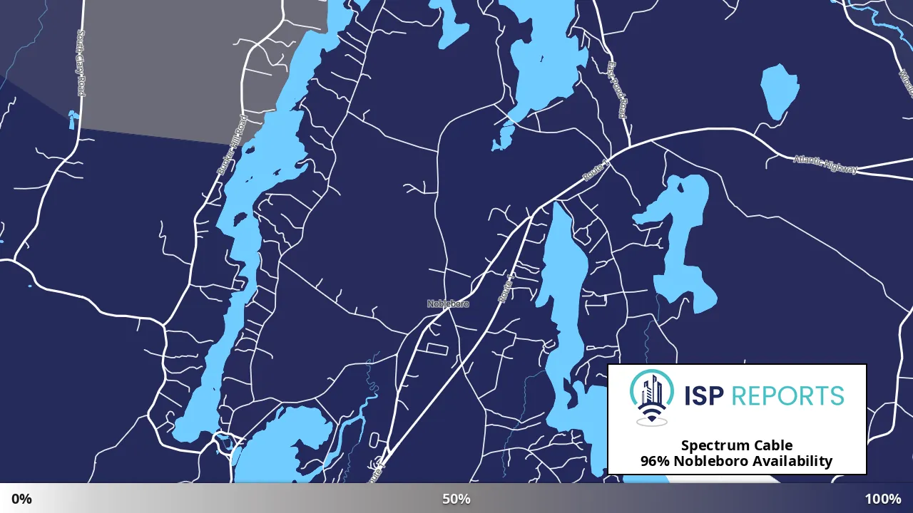 Nobleboro, ME map of internet availability
