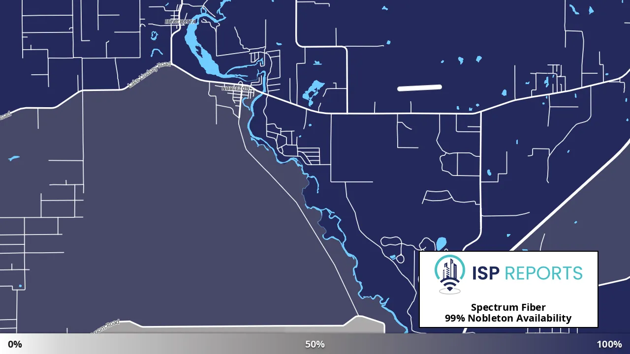 Nobleton, FL map of internet availability