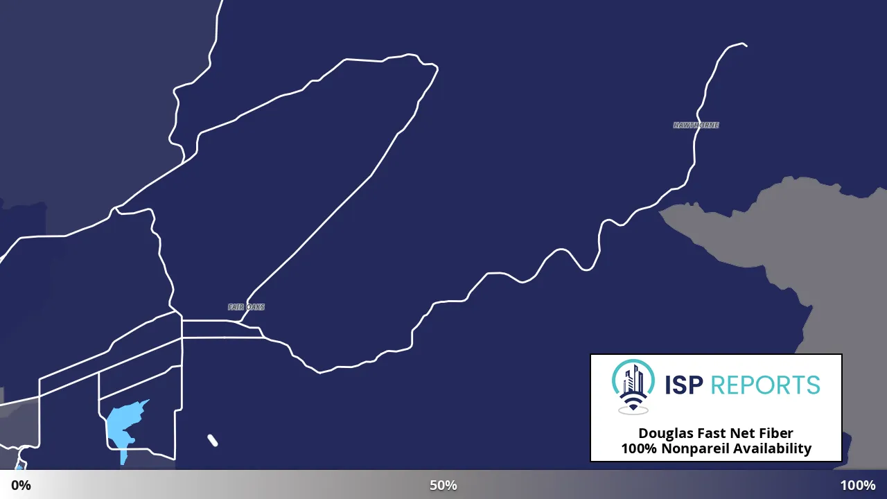 Nonpareil, OR map of internet availability