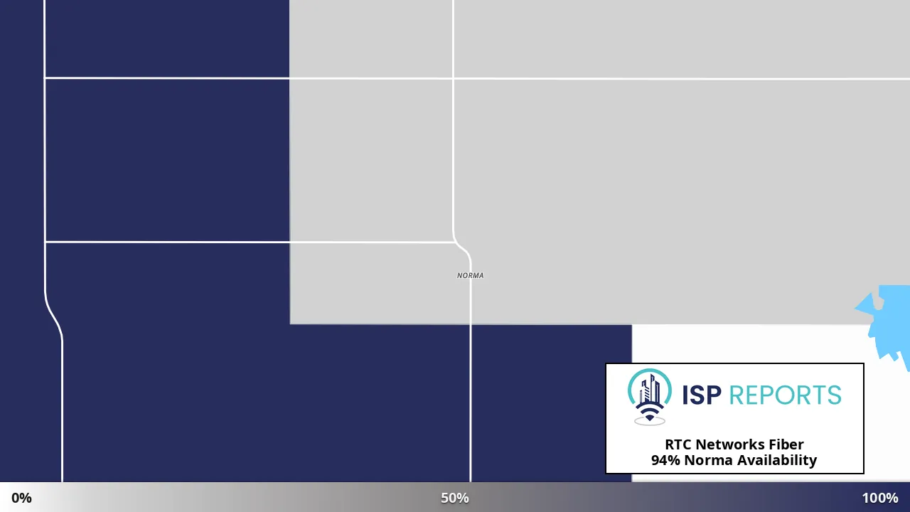 Norma, ND map of internet availability
