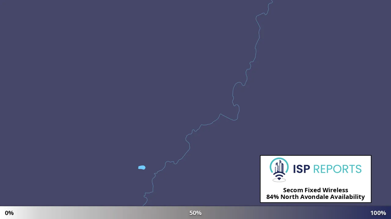 North Avondale, CO map of internet availability