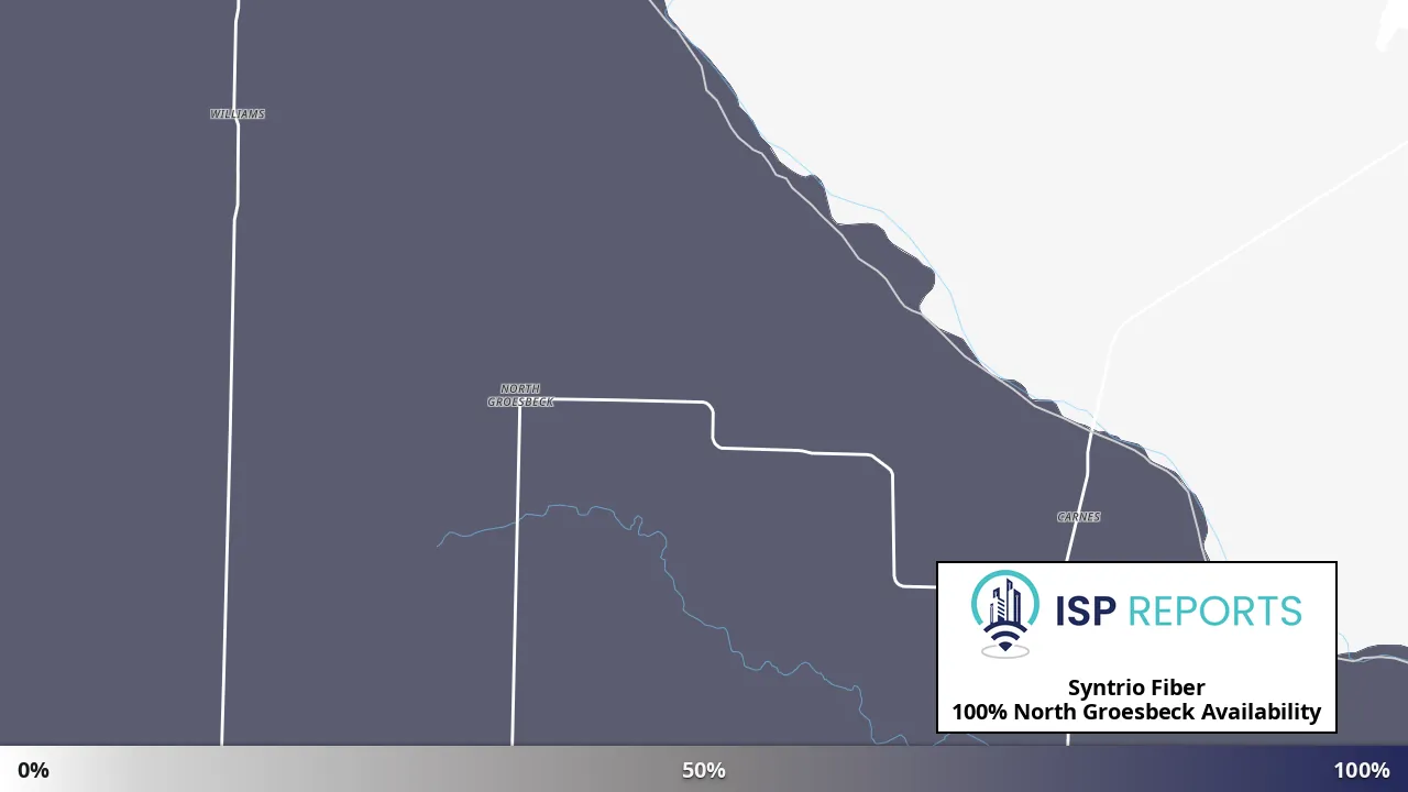North Groesbeck, TX map of internet availability