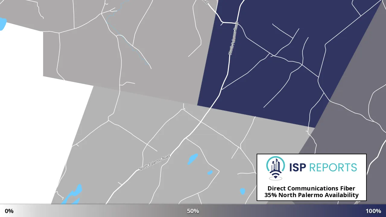 North Palermo, ME map of internet availability