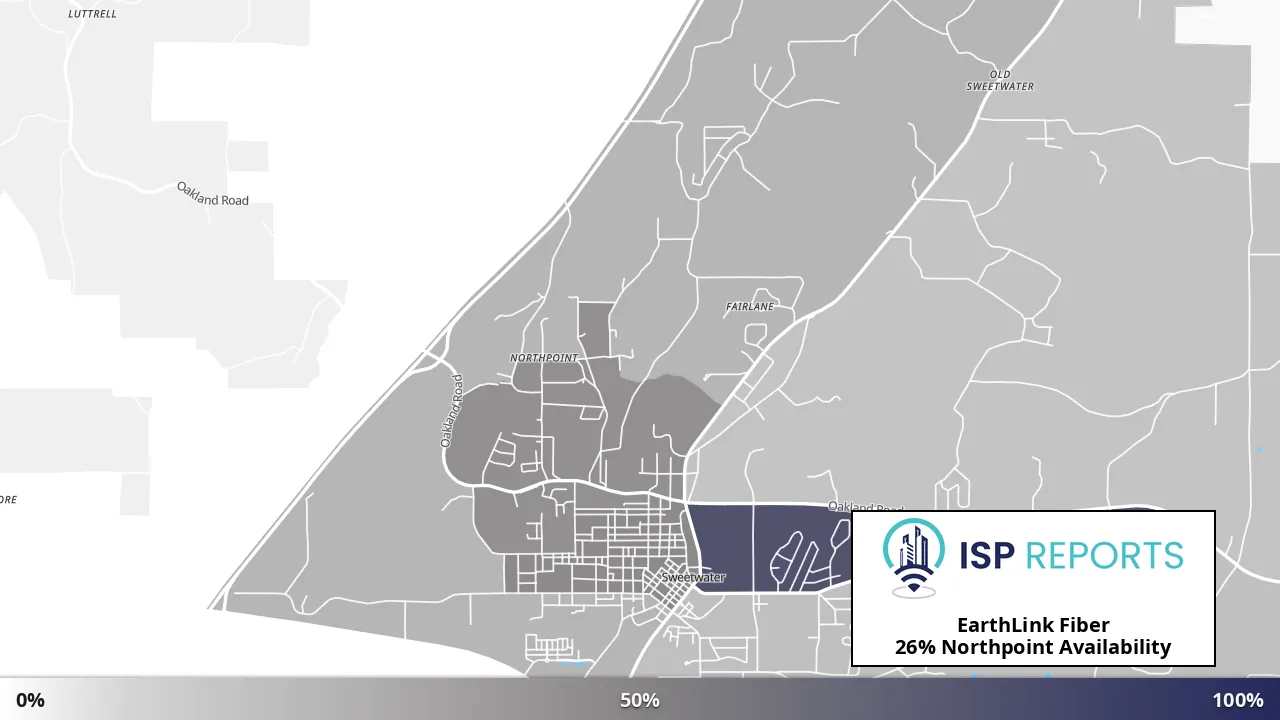Northpoint, TN map of internet availability