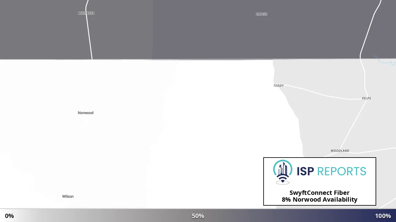 Norwood, LA map of internet availability