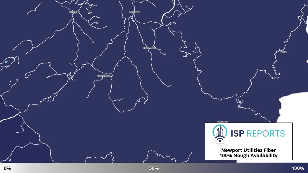 Nough, TN map of internet availability