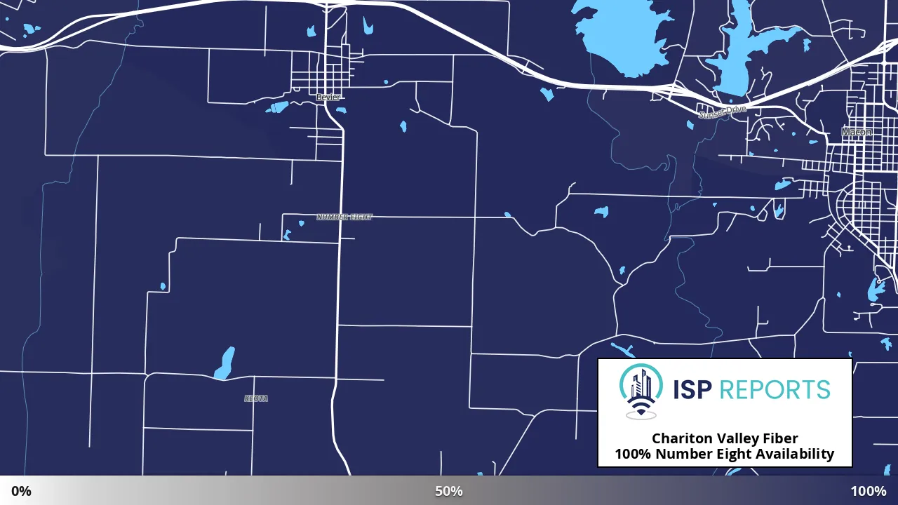 Number Eight, MO map of internet availability