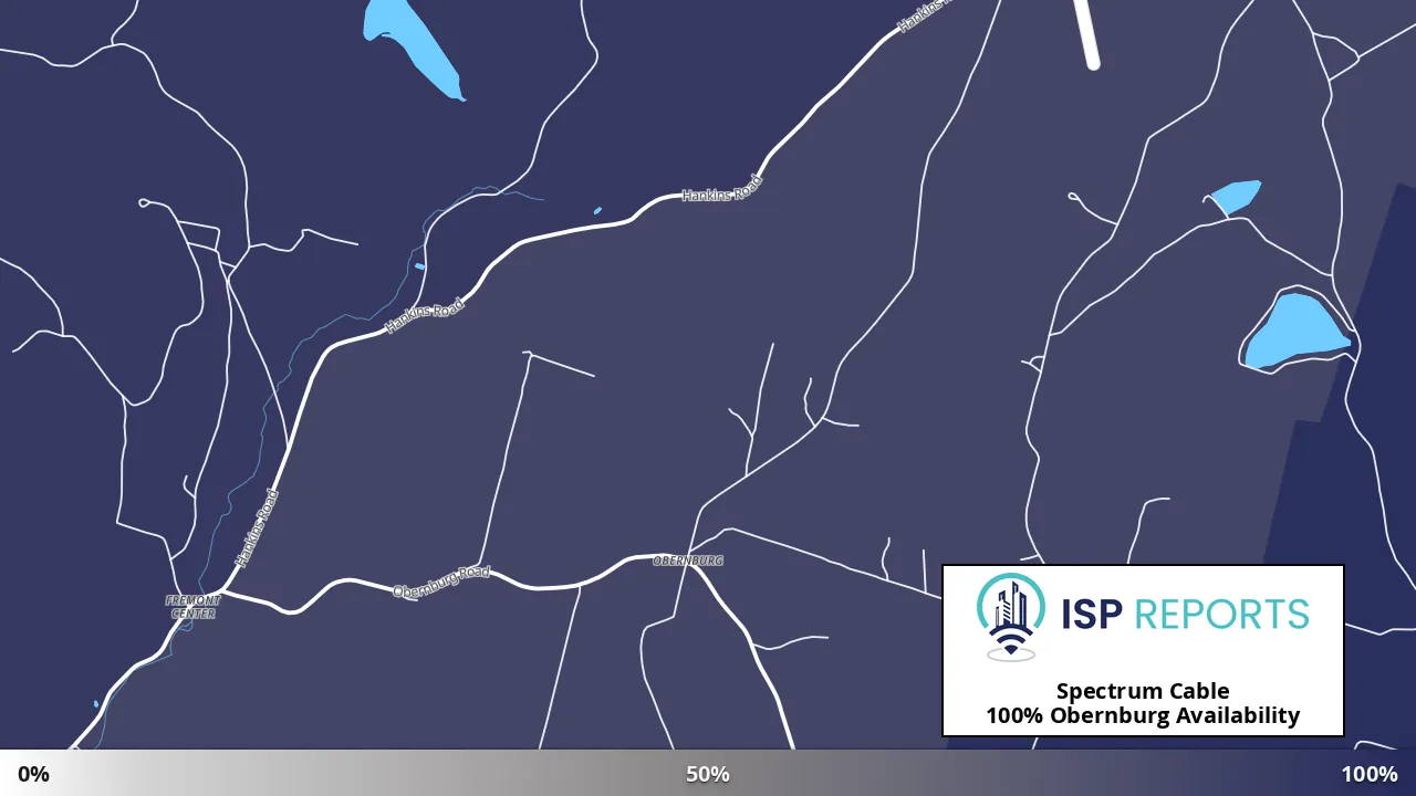 Obernburg, NY map of internet availability