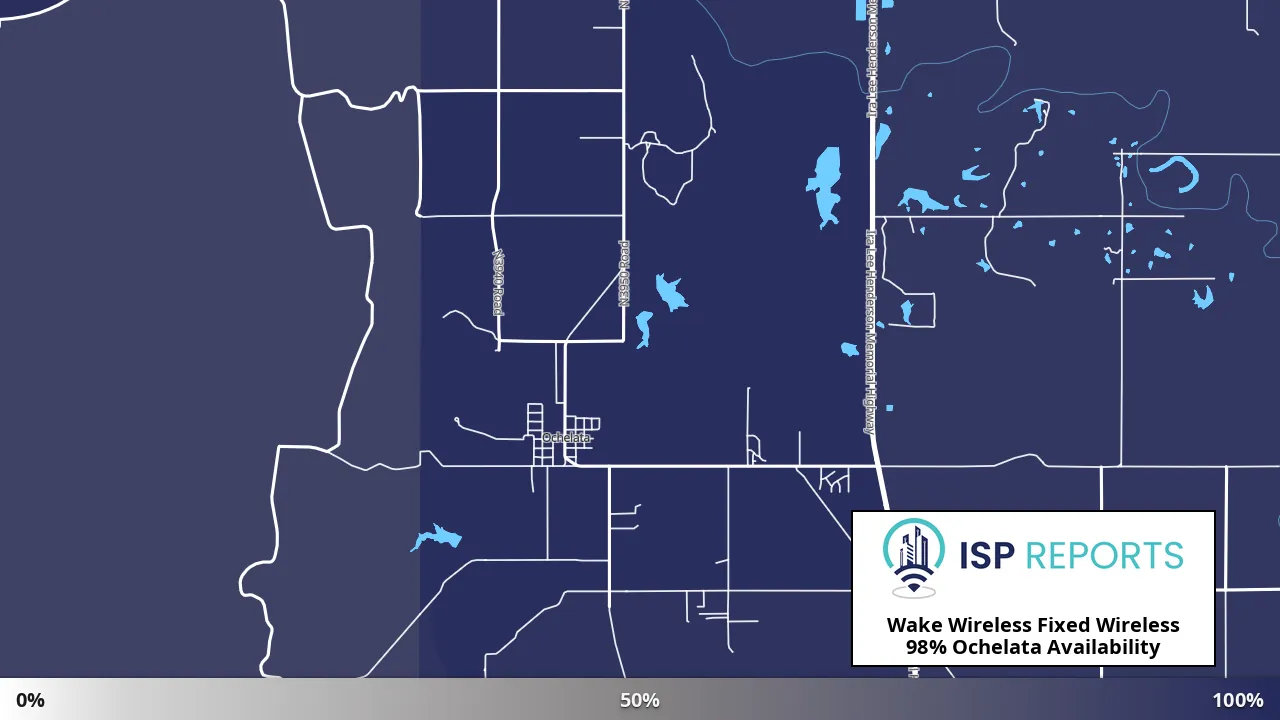 Ochelata, OK map of internet availability