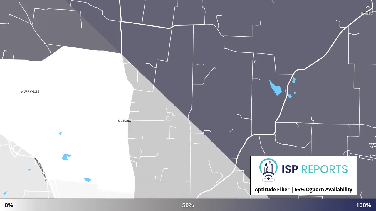 Ogborn, MO map of internet availability