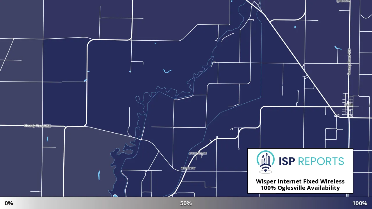 Oglesville, MO map of internet availability