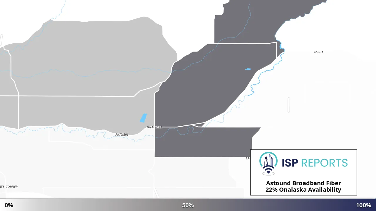 Onalaska, WA map of internet availability