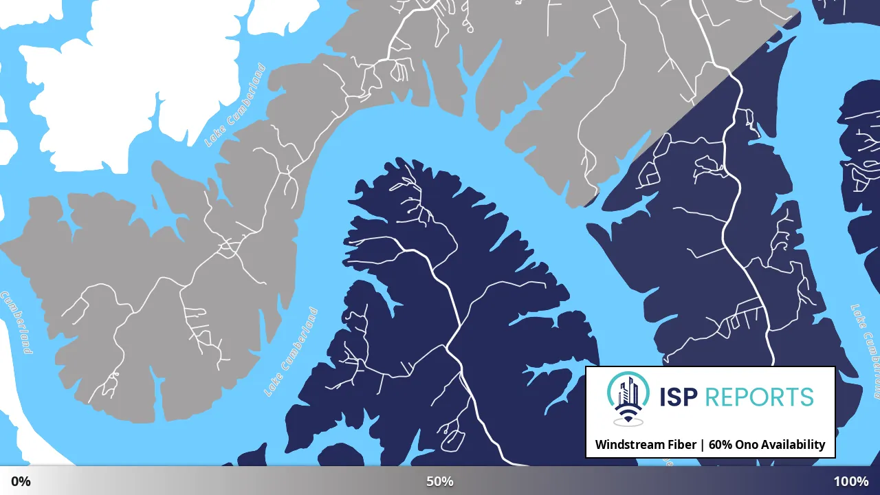 Ono, KY map of internet availability