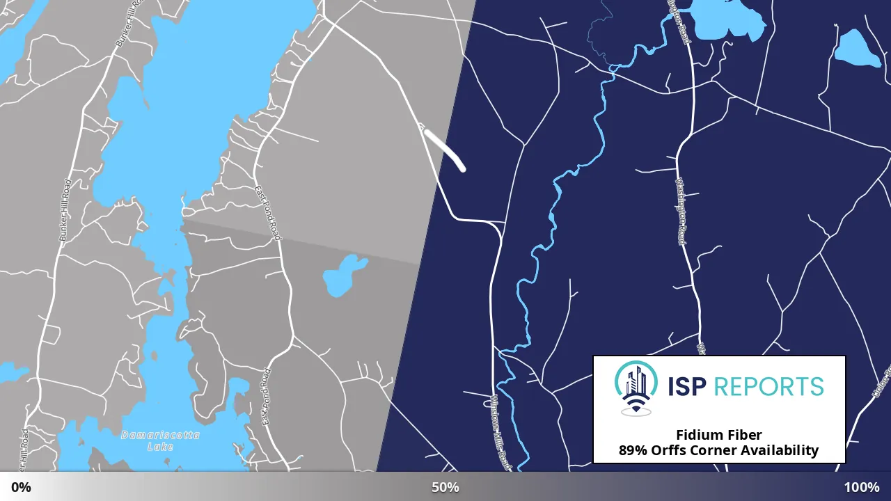 Orffs Corner, ME map of internet availability