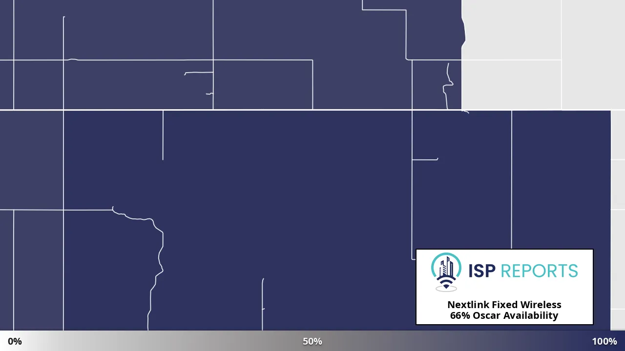 Oscar, OK map of internet availability