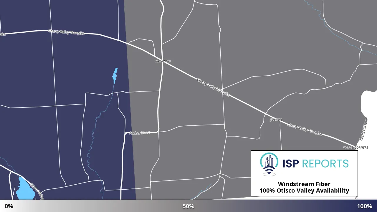 Otisco Valley, NY map of internet availability